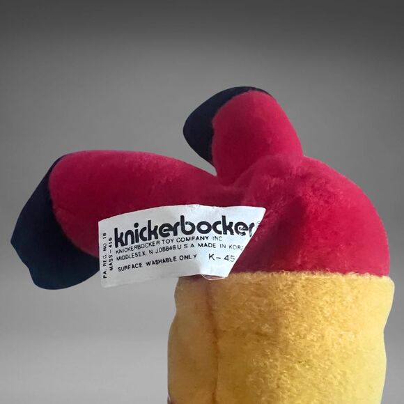 1981 Mickey Mouse Power Knickerbocker Plush Toy - Perfect Vintage Condition - Picture 4 of 4